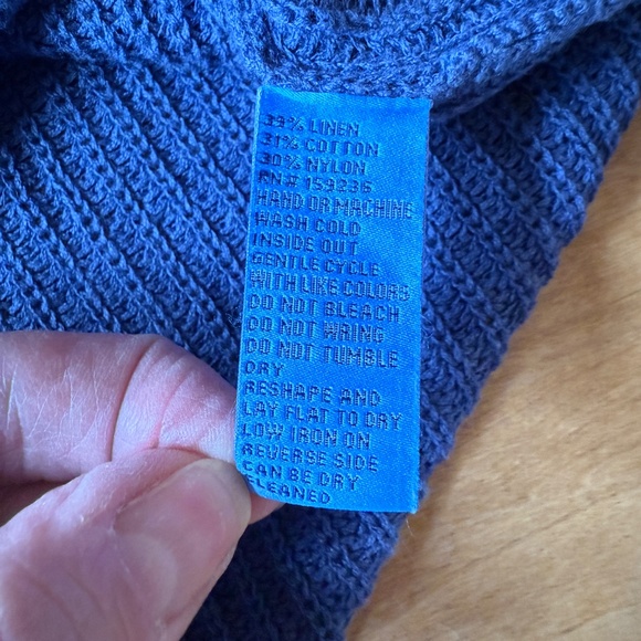 J MCLAUGHLIN NAPEAGUE LINEN BLD SWEATER LOOSE KNIT CREWNECK BREATHABLE CHIC M - Picture 9 of 10